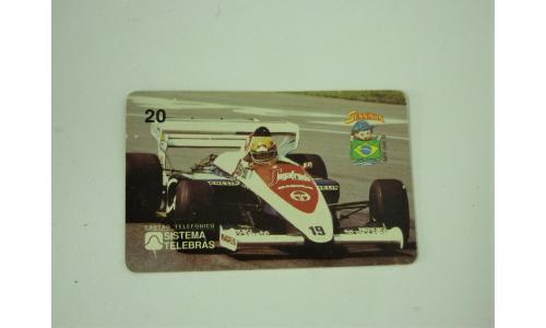 Cart�o Telef�nico Ayrton Senna (Senninha) 1984 Toleman